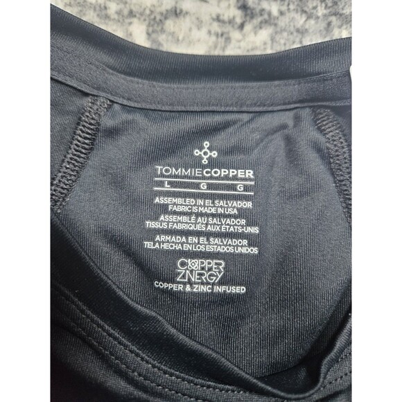 NWT Tommie Copper COMPRESSION SHIRT shoulder support WOMEN'S Size Medium Black - Picture 4 of 8